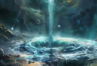 Photo Objav obrovského vodného telesa v blízkosti čiernej diery